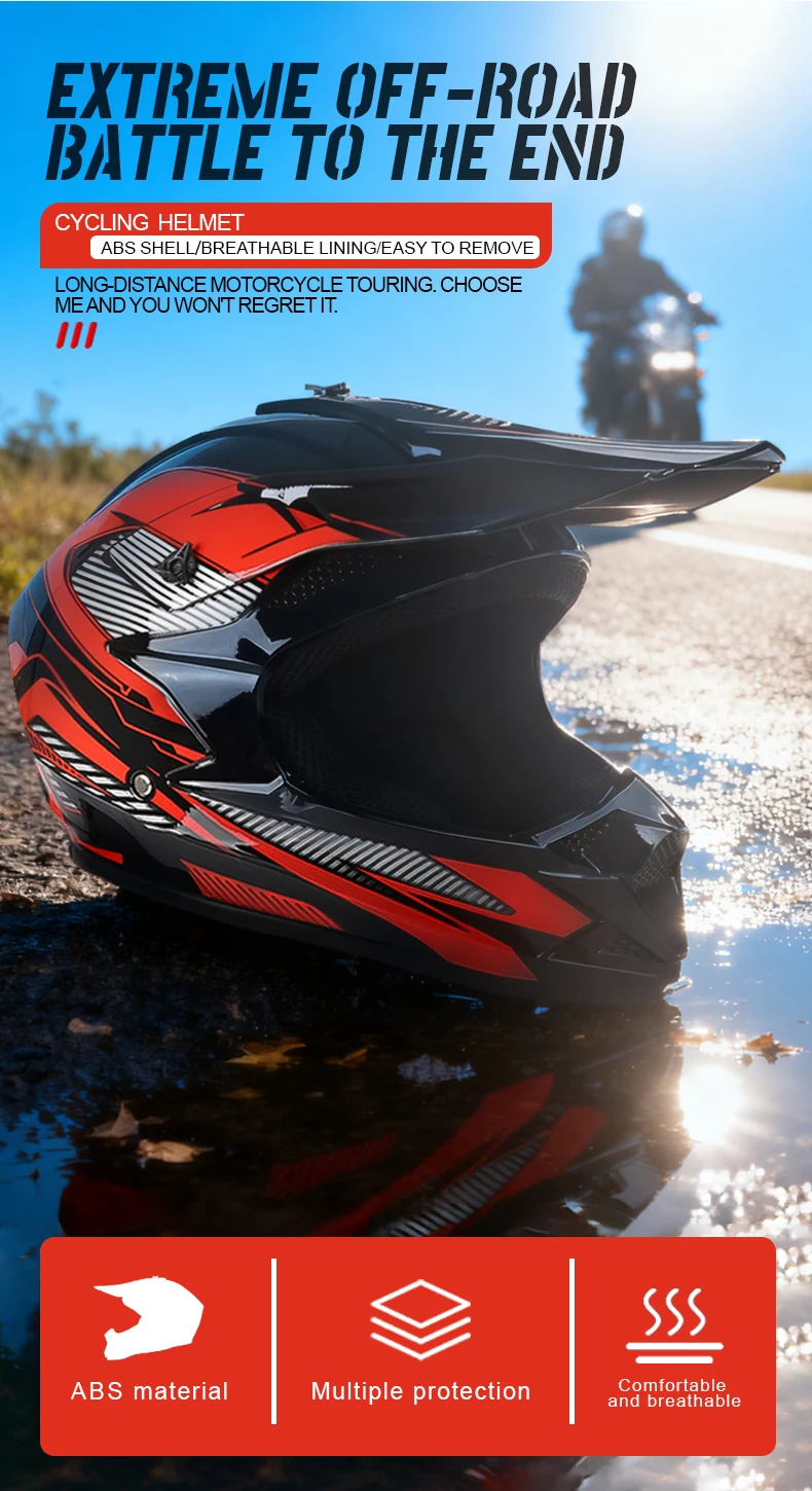 

Мотошлем VGV, сертифицированный DOT, высококачественный внедорожный мотошлем, классический шлем для гонок на выносливость, шлем для скоростного спуска по бездорожью