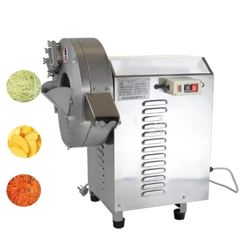 

French Fry And Potato Slice Cutting Machine, High-Speed Centrifugal Ginger And Cucumber Shredding Machine
