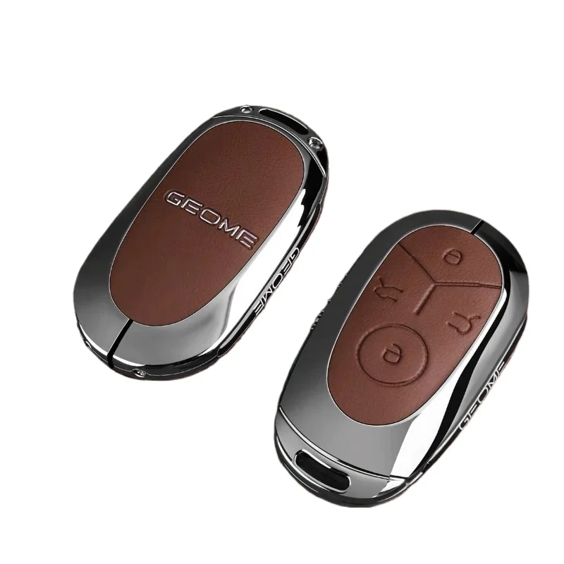 

Premium Zinc Alloy Key Cover Case for Geely Galaxy Xingyuan (2025-2026) - Protective Key Fob Shell Key Bag Chain