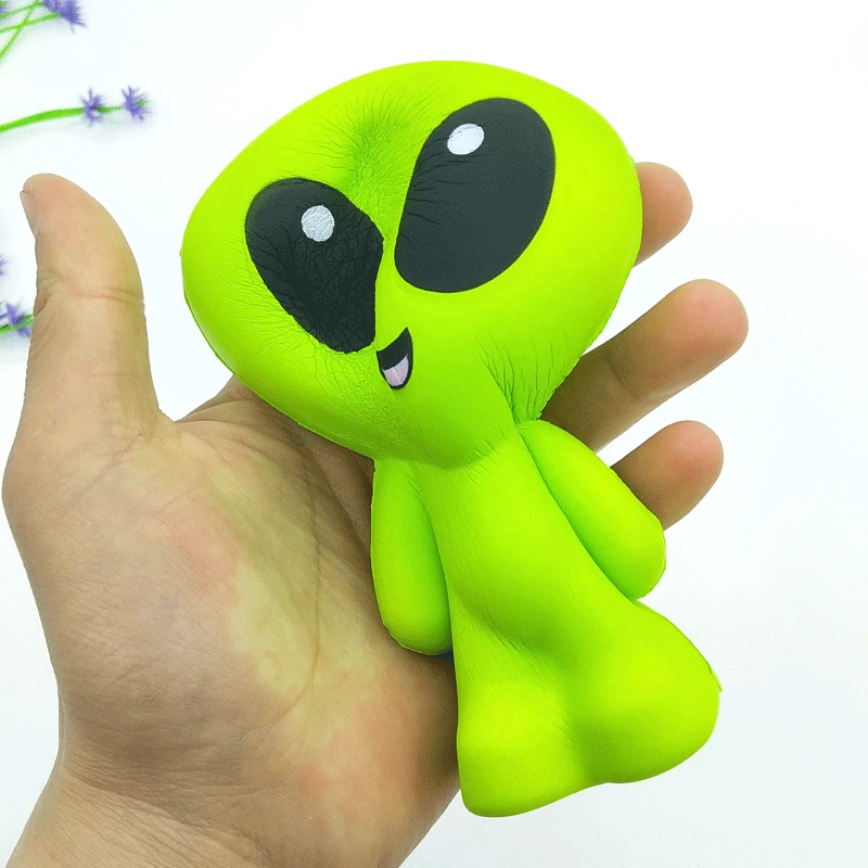 Squishy Anti-Stress Aliviar Brinquedos para Crianças e Adultos, Funny Squeeze Gadget, Soft Prank Toys, Alien Funny Gift