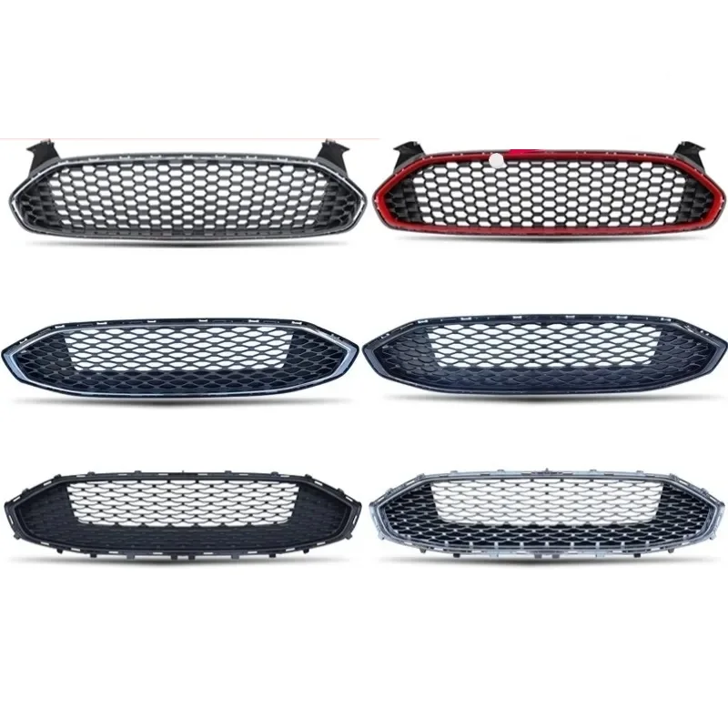 Car Mesh Grill Front Bumper Grille For Ford Mondeo 2017 2018 2019 2020 2021