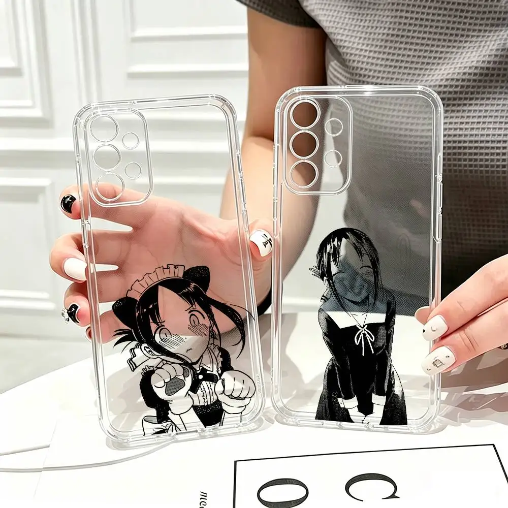 K-Kaguya-sama   Phone Case Transparent Silicone Soft For Samsung S25,S24,S21,S22,S23,S30,Ultra,S20,Plus,Fe