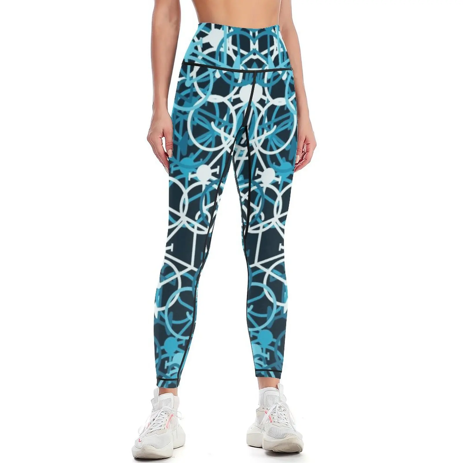 Blue Note Bicycles Leggings sport legging sports tennis for Womens Leggings