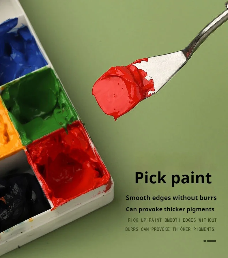 

7Pcs/Set Stainless Steel Oil Painting Knives, Artist Crafts Spatula, Palette Knife, Mixing Knife, Scraper Art Tools