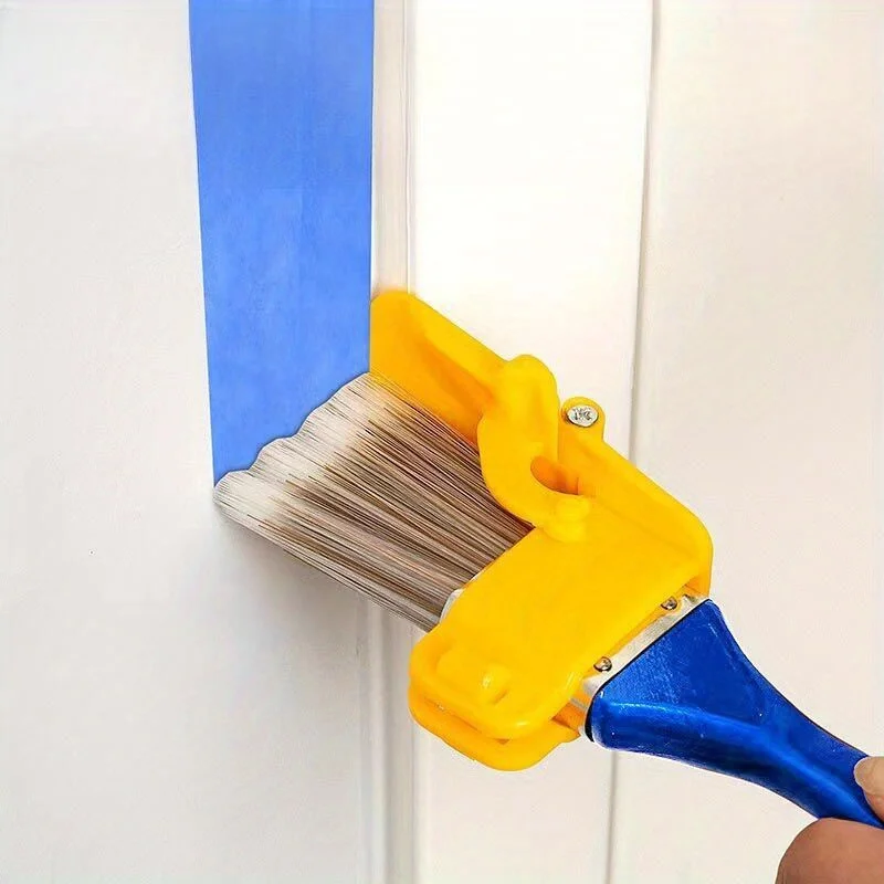 Professional Corner Paint Brush for Walls & Ceilings - Handheld Paint Tool With Clean Cut Latex Paint Ideal For Indoor Outdoors
