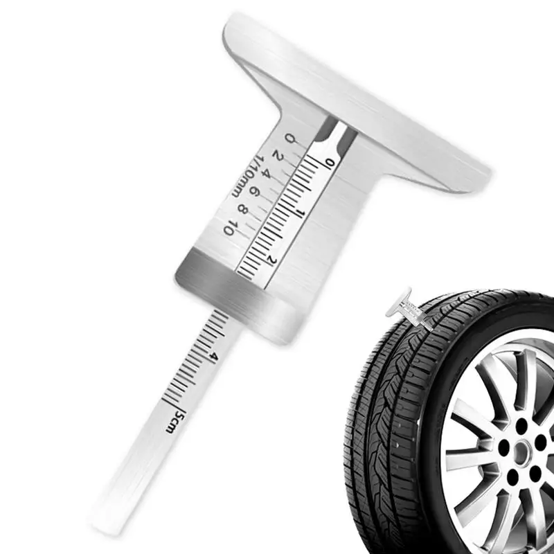 Tire Tread Depth Gauge 32Nds Professional Accurate Tread Gauge Depth Easy Reading Depth Gauge Tool Stainless Steel Tire Repair