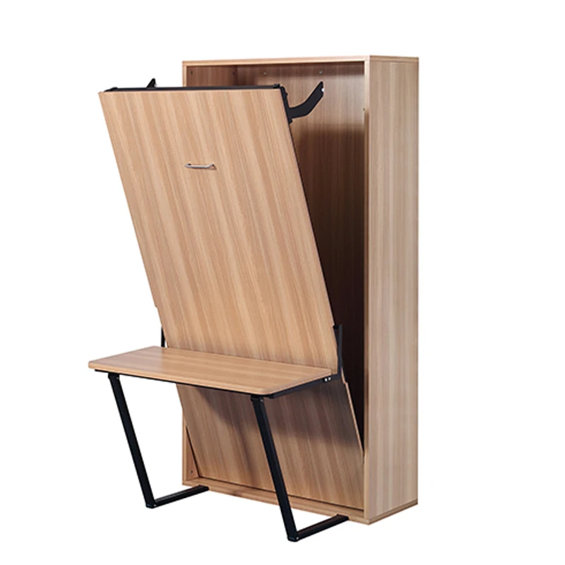 Manual Adjustable Design Large Gas Spring Folding Wall Bed Desk