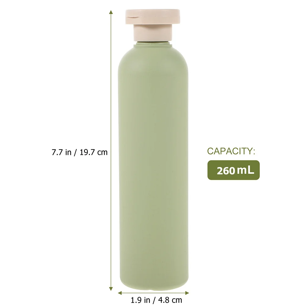 

2pcs Flip Cap Squeeze Bottles Refillable Travel Lotion Containers Leakproof Shampoo Body Wash 300Ml Multi Purpose
