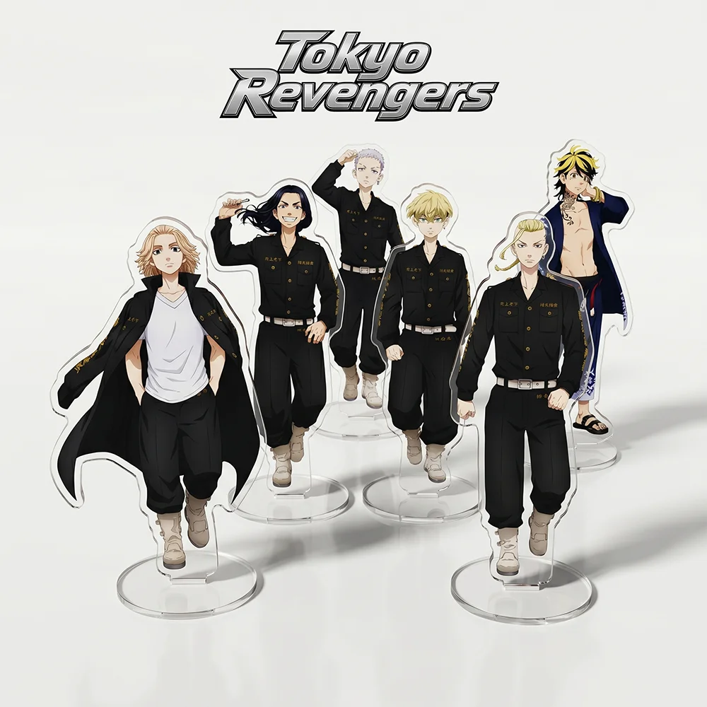 

Anime Tokyo Revengers Mikey Chifuyu Matsuno 15CM Double-sided HD Acrylic Stand keychain Figure Display Cosplay Desk Decor gifts