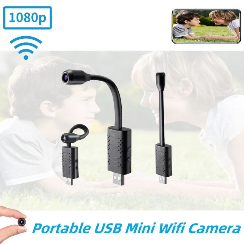 

V380 Pro 1080P Mini Wifi Camera Portable USB With Motion Detectio Cam 90° 140° View Angle Micro Small Kamera Remote Monitoring