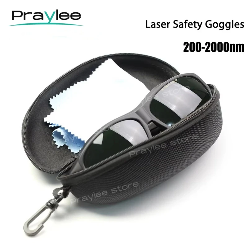 Laser Protective Goggles 190-510/200-460/200-2000nm 1064nm for CO2 & Fiber Laser Welding Cutting Engraving Machine