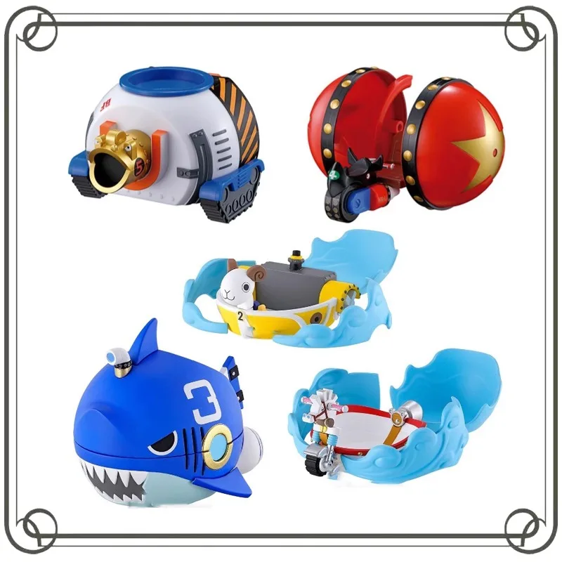 

ONE PIECE Miniature Small Warship No Box Gashapon Keepsake Collection Ornament Children's Day Gifts Action Figure Model Toys