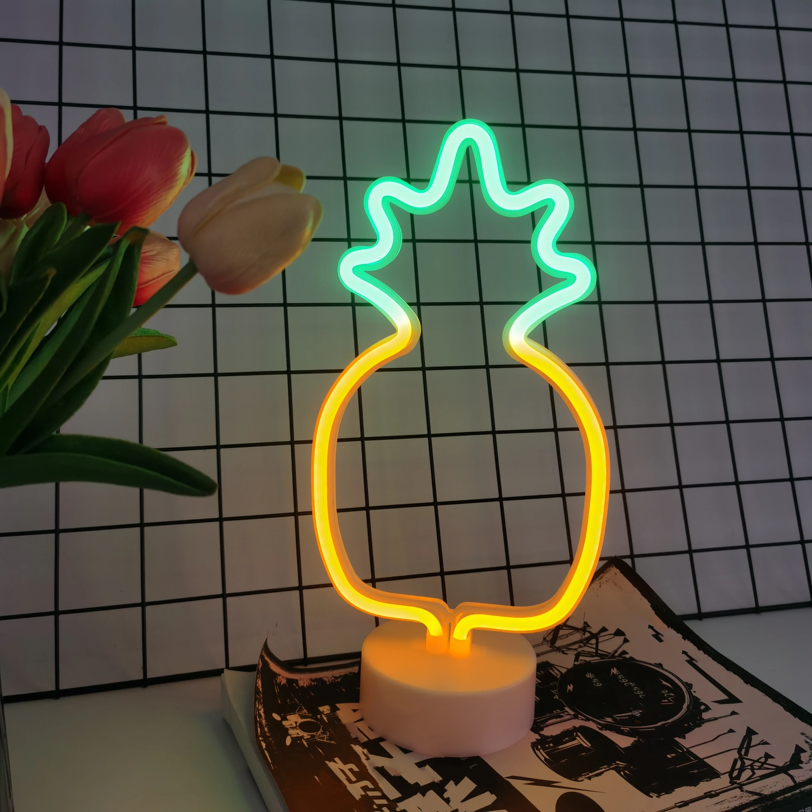 Levendige neonlichten, batterij/USB-voeding, slaapkamer, verjaardag, bruiloft, kerstfeestdecoratie, cadeaus voor jongens en meisjes
