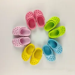 Length 8cm Doll Accessory Shoes Colorfull Sandal For 43CM Born Baby 18 Inch American Doll Girl‘s Toys Our Generation Gift 1Pair