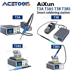 AIXUN T3A T3B Smart Soldering Station Welding T115/T210/T245/T12 Rework Station T3AS T3BS For PCB SMD BGA Repair Welding Tools