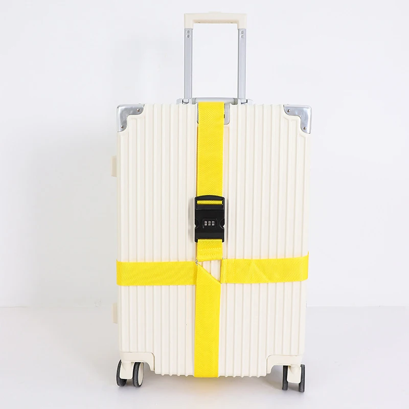 Hot sale Travel Belts Trolley Seat Belt Luggage Packing Box Cross Straps Suitcase Packing Seat Belt Reinforced Adjustable Strap