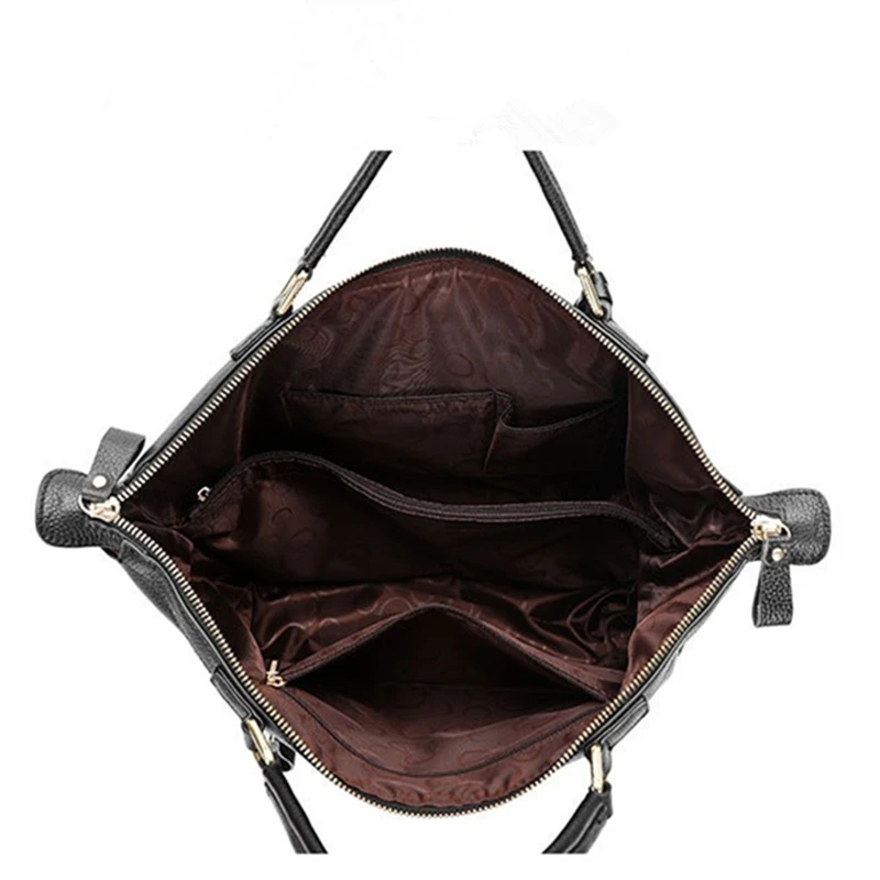 Nesitu جودة عالية بني أحمر أزرق أرجواني رمادي أسود A4 أعلى الحبوب جلد طبيعي المرأة حقيبة يد الكتف حقيبة ساعي M8073