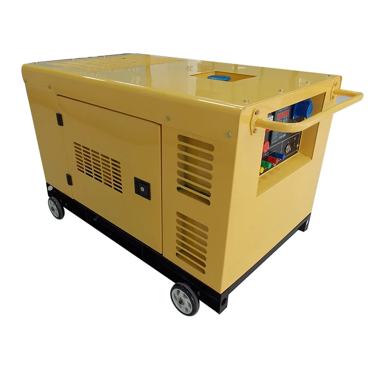 Factory supply for 60HZ 220V 10kw 10kva 3 phase silent diesel generator