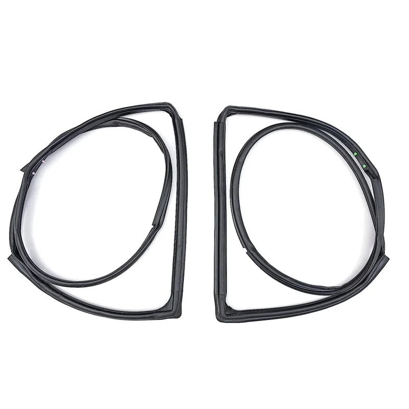 1Pair Front Door Seal Trim Kit For Jeep Wrangler JK 2007-2018 Weather Stripping Kit 55395274AW 55395275AW - view 6