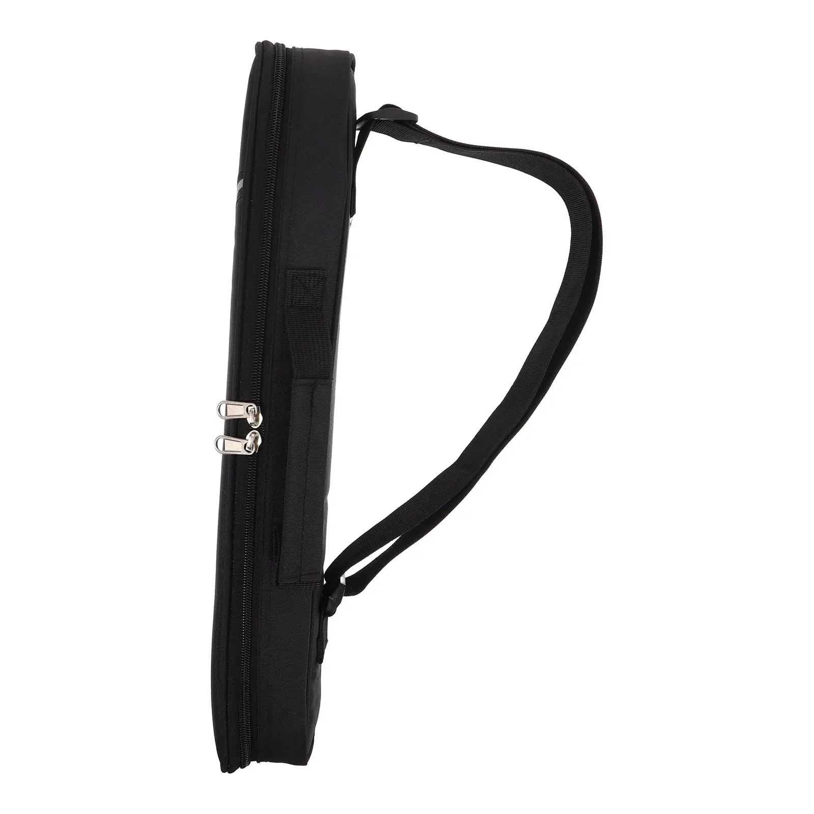 

Черный чехол для флейты из ткани Оксфорд с подкладкой, сумка для хранения электронных духовых инструментов, дорожный рюкзак, защитный чехол, нейлоновая сумка для барабанных палочек