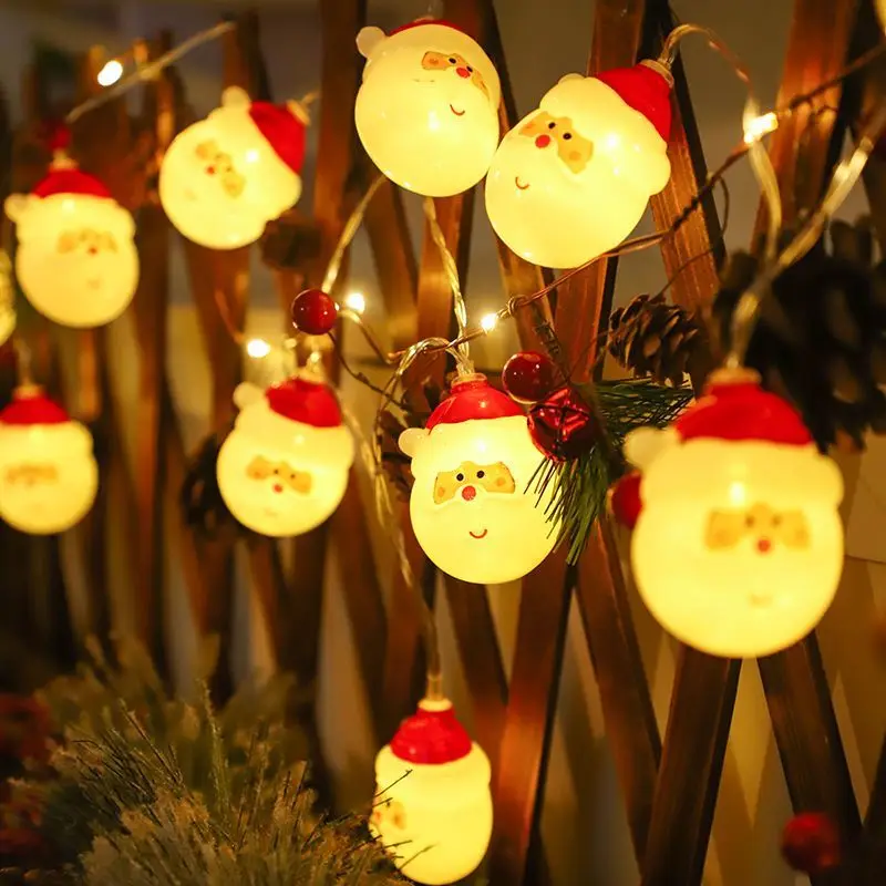 

Теплые белые праздничные светодиодные гирлянды, рождественские украшения для внутреннего и наружного праздничного атмосферы