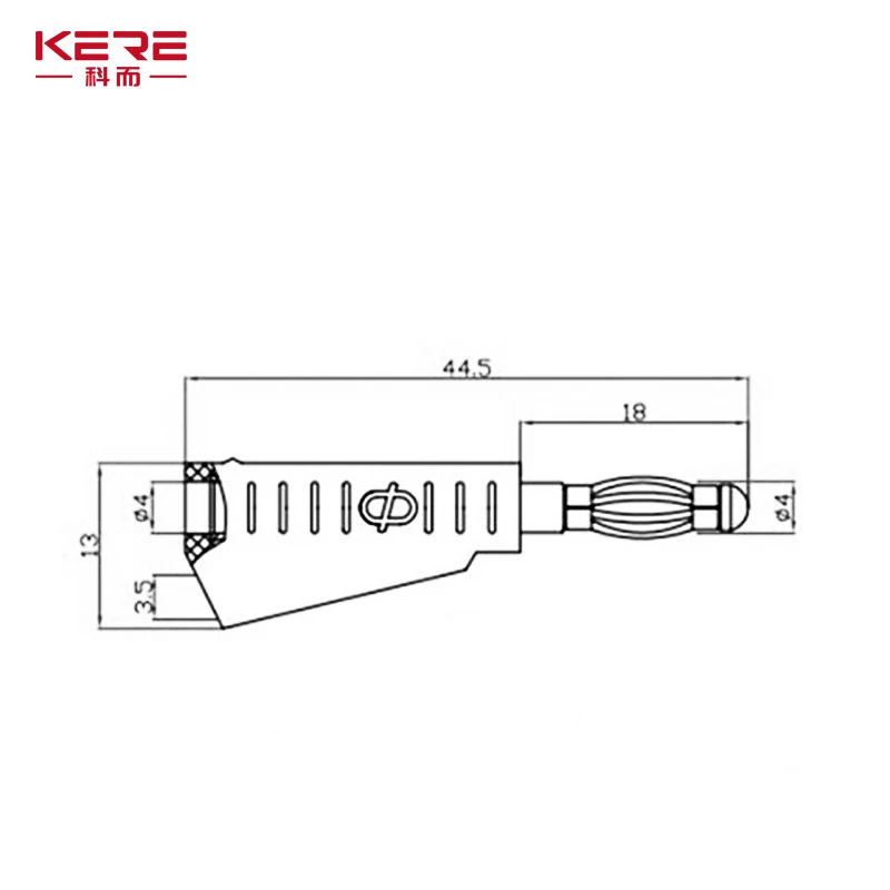 40PCS 4mm Stackable Banana Plug Electrical Connector Joint Gun Type Can Continue To Plug Welding DIY Tools