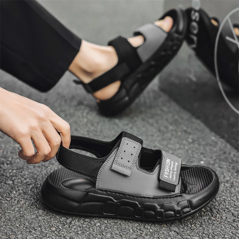 

Men's summer sandals 2025 new style youth outdoor casual hiking and mountaineering shoes, anti-slip and anti-odor beach shoes