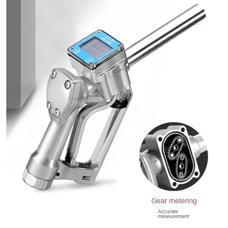 1PC Refueling Gun Large Caliber Large Flow Automatic Jump Gun Diesel Methanol Refueling Machine Self-sealing Gun