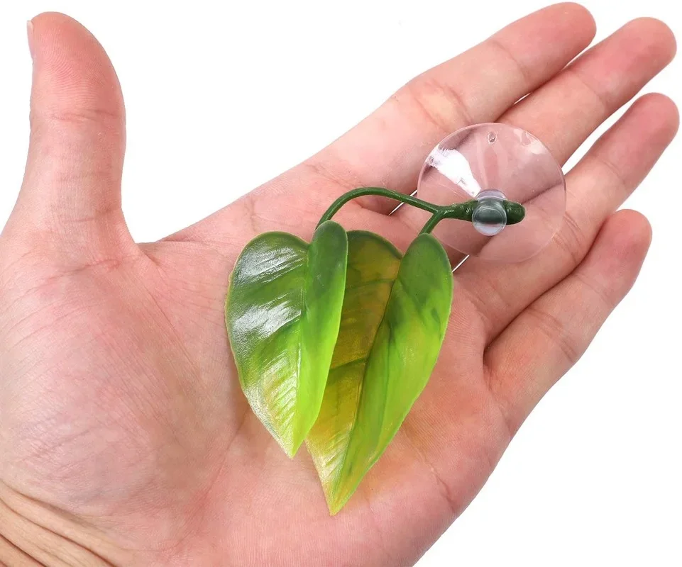 4 Pack Betta Fish Leaf Hammock Simulating The Natural Habitat for Betta Spawning Breeding Resting Bed Aquarium Decoration