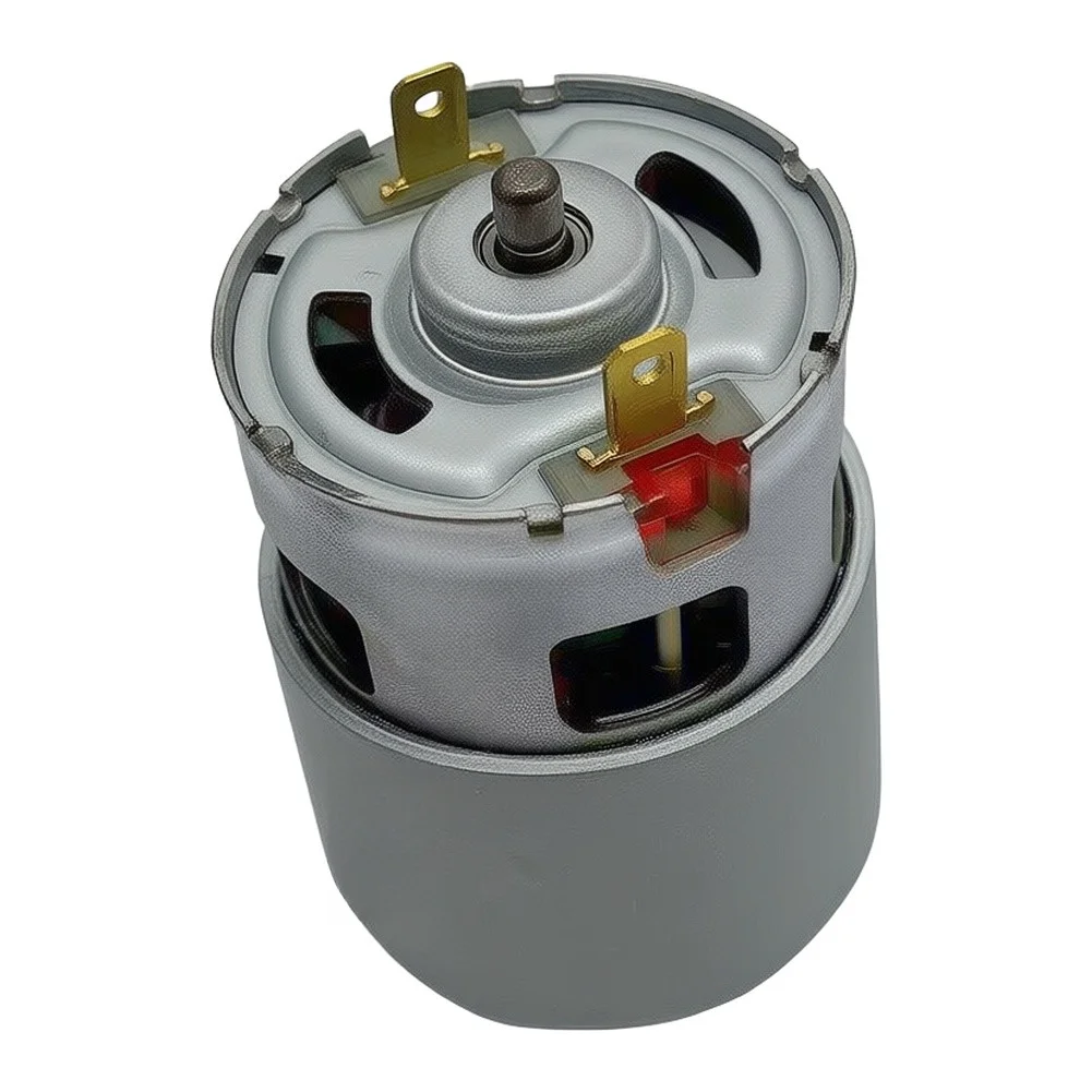 DC Motor for Hedge For Trimmers 21V 24V 887 Brushed Type Compact 100mm Length 496g Weight 5mm Shaft Silver Finish