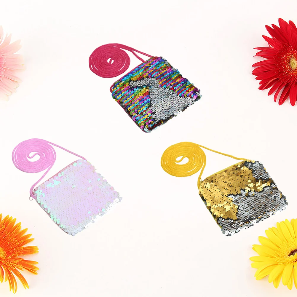 3 قطعة بريق الترتر محفظة نسائية للعملات المعدنية لامعة محفظة صغيرة ل الرجعية البريق الحقيبة المحمولة تخزين لبطاقات العملات المعدنية مفاتيح #3