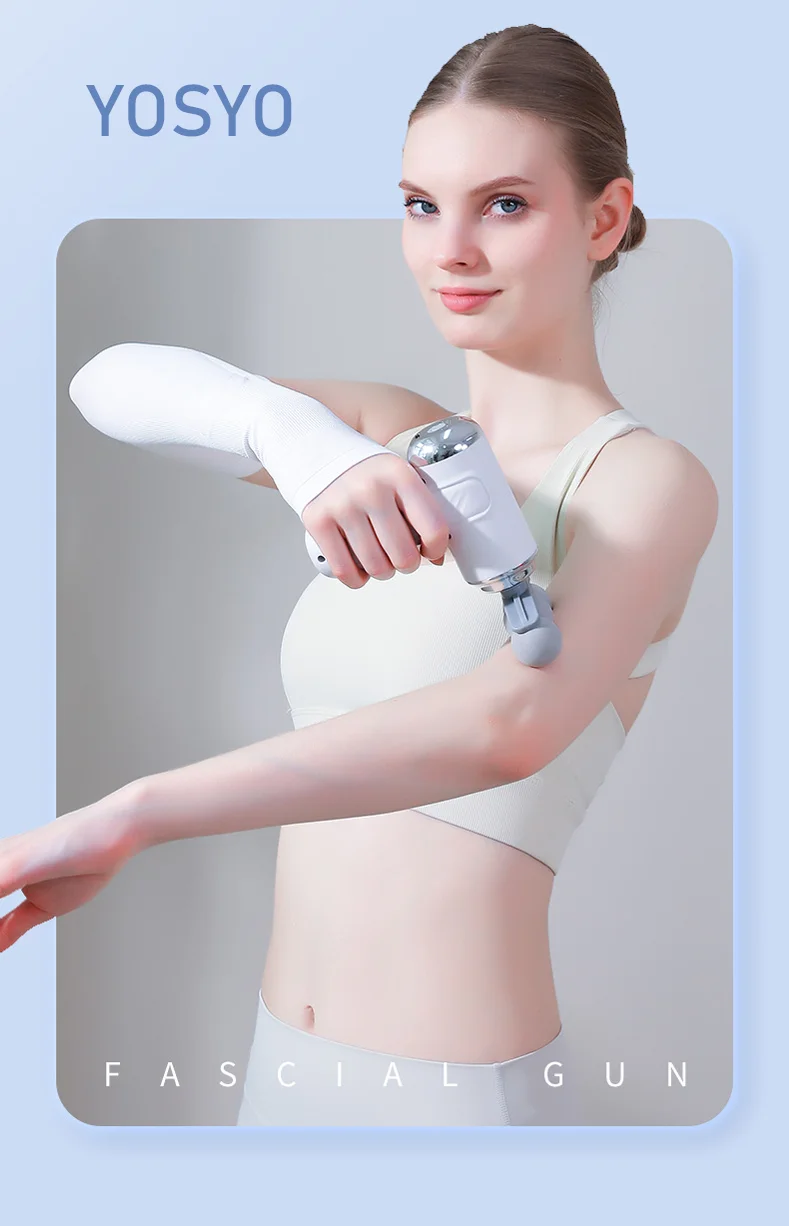 

Пистолет для фасции Мини-многолоковый электрический массажер для расслабления мышц Упражнения для расслабления шеи, рук, ног, пистолет для домашнего фитнеса, мини-пистолет для фасции