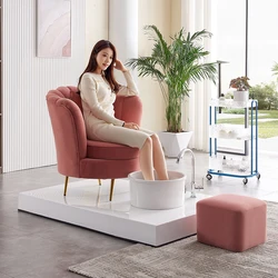 Throne Manicure Chair Nails Support Pink Pedicure Electric Recliner Sofa Sillon De Pedicura Beauty Salon Furniture