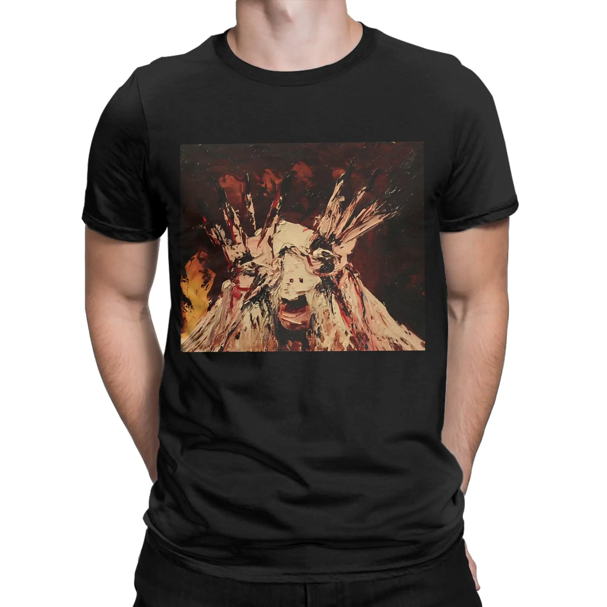 The Pale Man Guillermo del Toro Pan Labyrinth Oversized Shirt Funny Graphic 100% Cotton T-Shirt pans labyrinth Tees Tops For Men