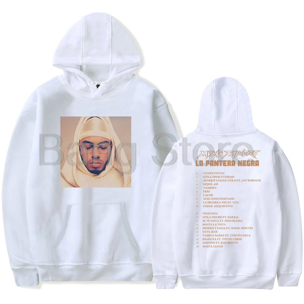 Myke Towers Album Cover Hoodie Sweatshirt Women Men Long Sleeve Fashion Pullover Unisex Clothes