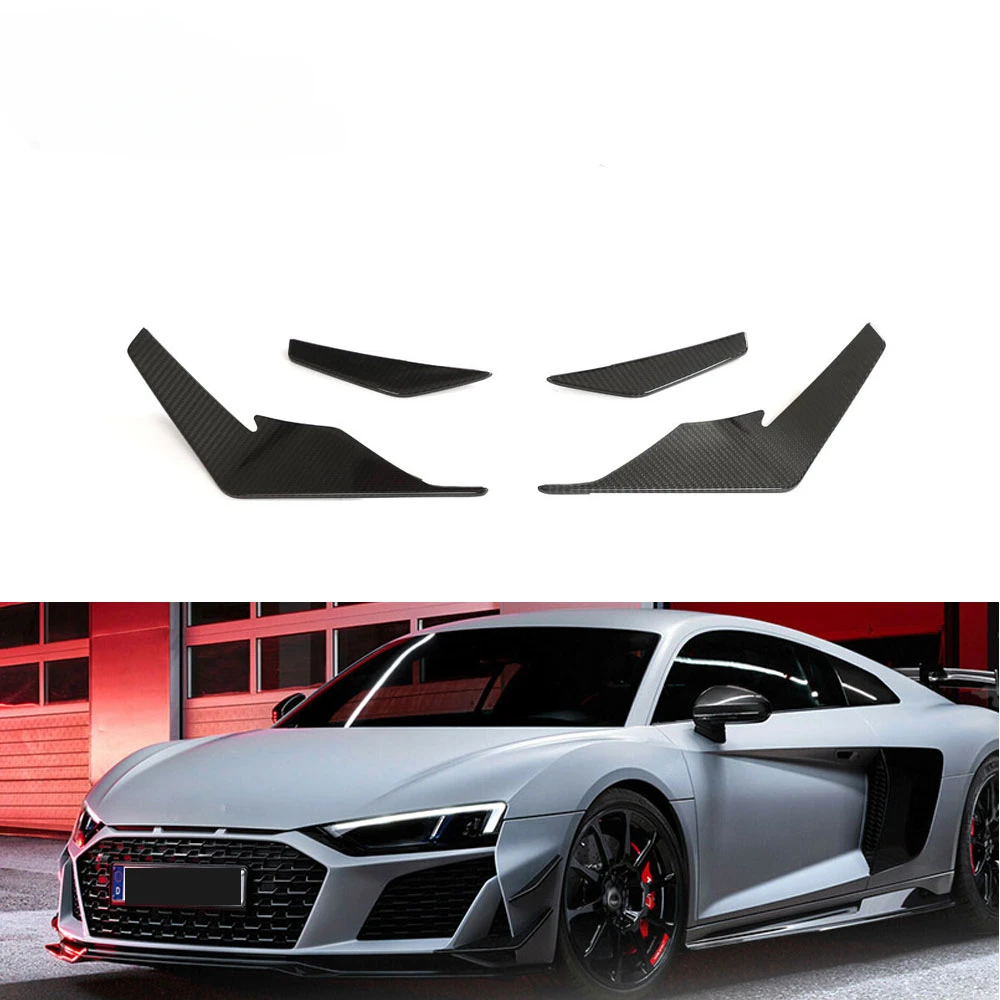 

Pre-preg R8 V10 Front Bumper Canards for Audi R8 V10 Performance Coupe 2-Door 2023