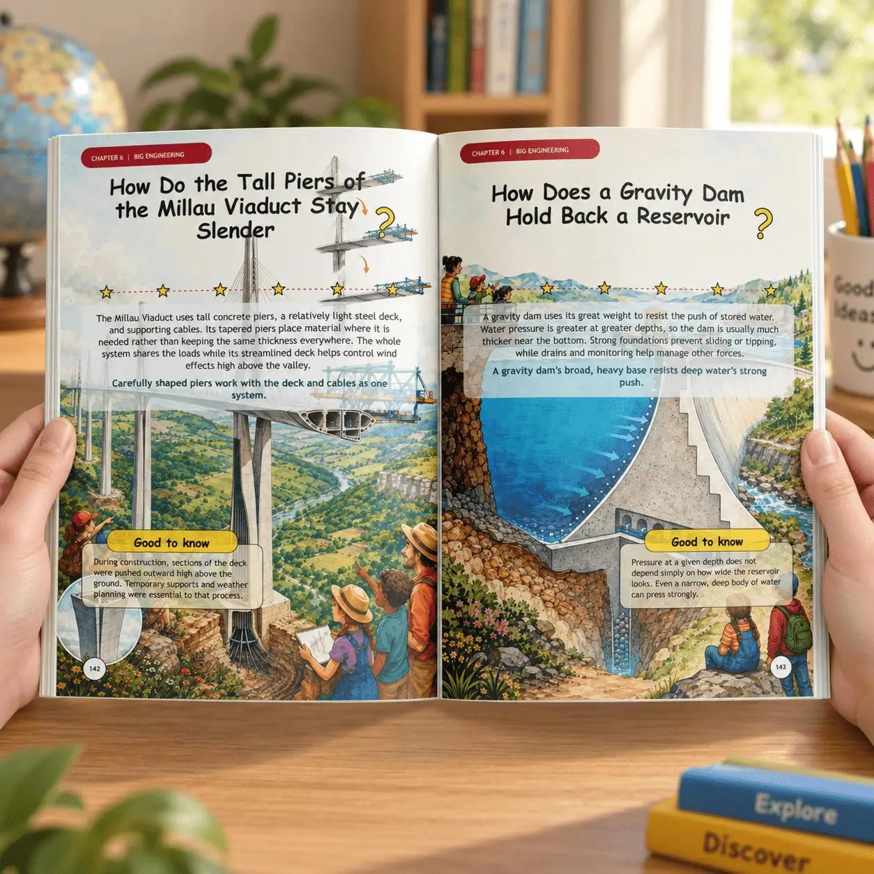 Architecture & Engineering Wonders Notebooks, Eiffel Tower, Leaning Tower of Pisa, Structural Design, Famous Landmarks, Building