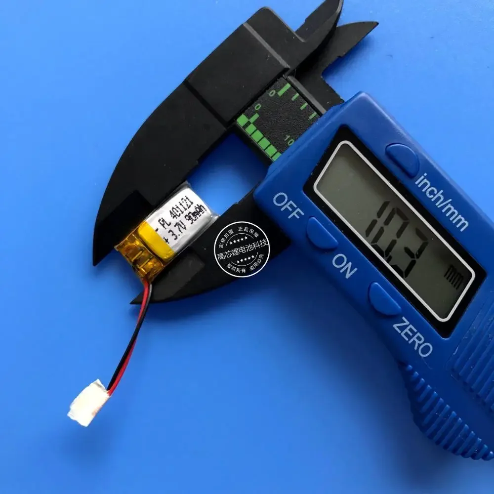 Полимерная литиевая батарея 3,7 В, 401121   Bluetooth-гарнитура емкостью 90 мАч, перезаряжаемый смарт-браслет большой емкости, литий-ионный аккумулятор Cel