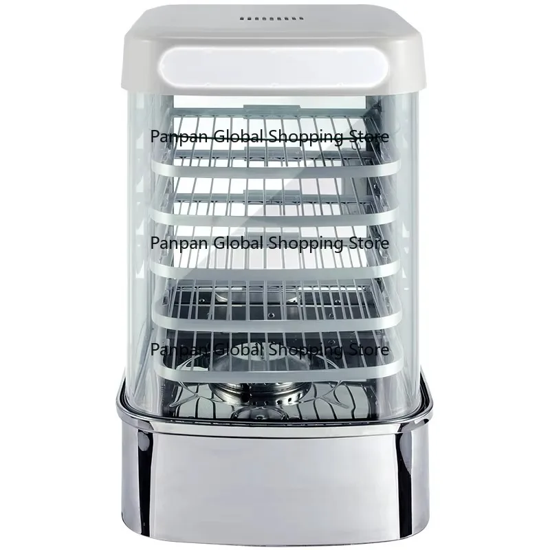 

Food Warmer showcase Commercial Restaurant Hotel Electric 6 Pans Food Display Warmer Cabinet Electric Bain Marie showcase
