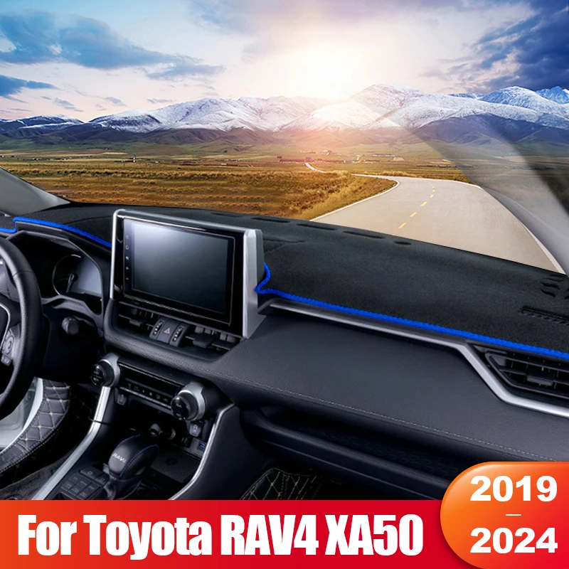 For Toyota RAV4 2019 2020 2021 2022 2023 2024 RAV 4 XA50 Hybrid Car Dashboard Sun Shade Cover Instrument Desk Mat Accessories