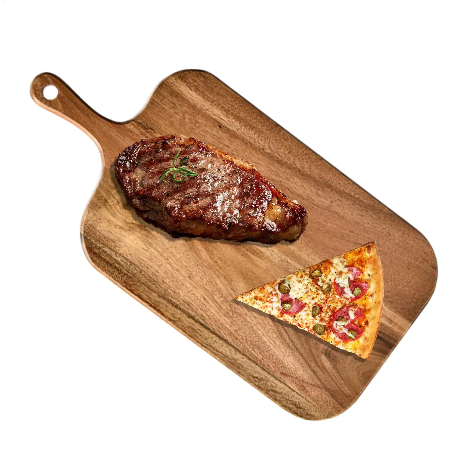 Schneidebrett, Schneidebrett mit Griff, doppelseitige Servierplatten für Küche, Käse, Gewerbe, Restaurant, Wohnmobil, Outdoor, Camping
