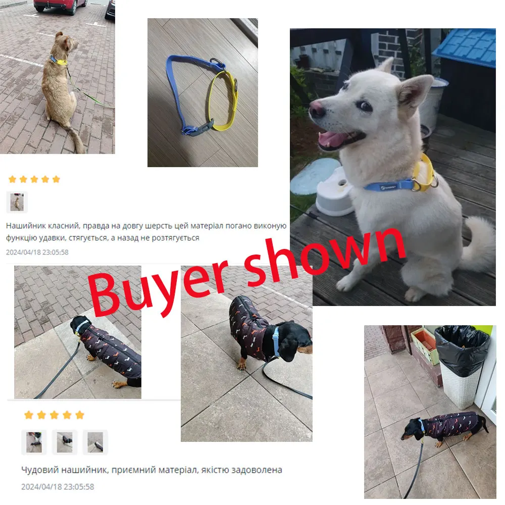 Waterproof Collar For Dogs Soft Comfortable PVC Pet Dog Collar No PULL Anti-suffocation Safety Collar Trend Design Pet Supplies