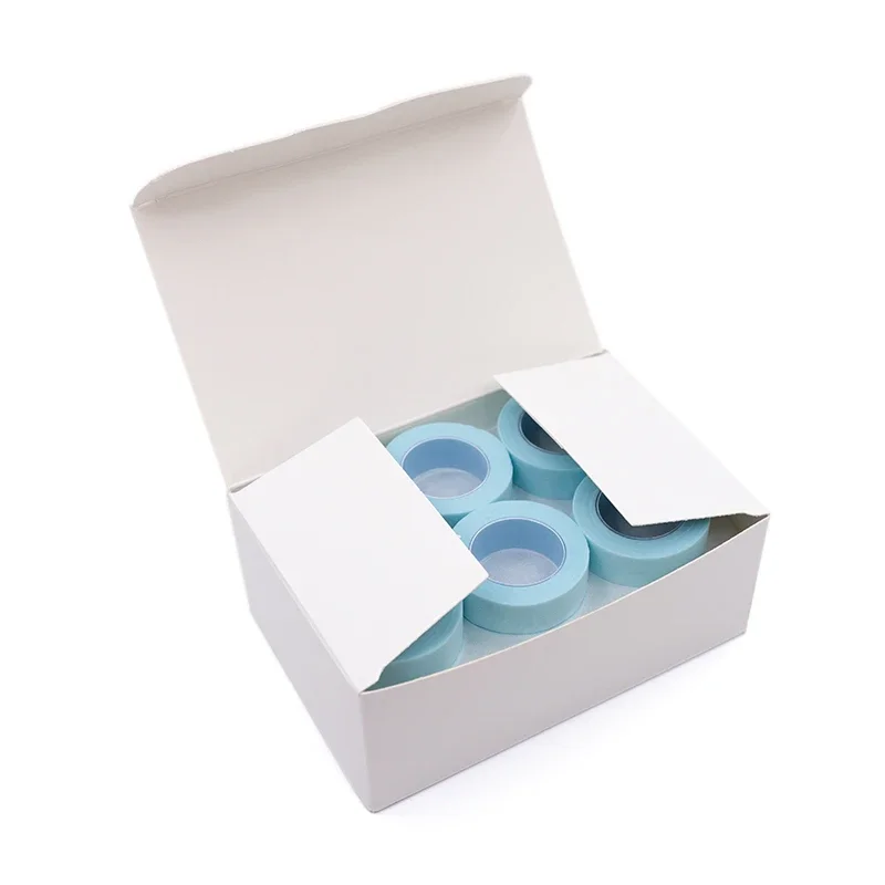 5 rollos de cinta de extensión de pestañas transpirable, sin pelusa, almohadillas debajo de los ojos, pestañas injertadas, parches adhesivos no tejidos, herramientas de maquillaje