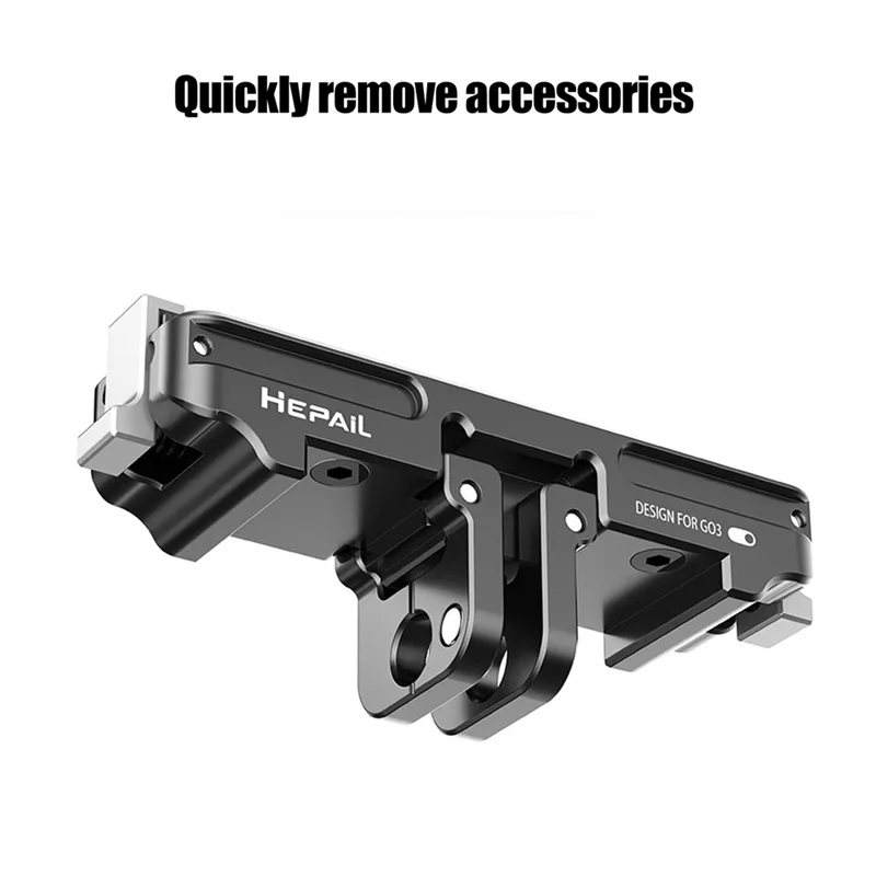 

-FDDT For Insta360 GO3 Thumb Camera Magnetic Quick Release Dock Adapter Quick Release Multifunctional Portable Dock Spare Parts