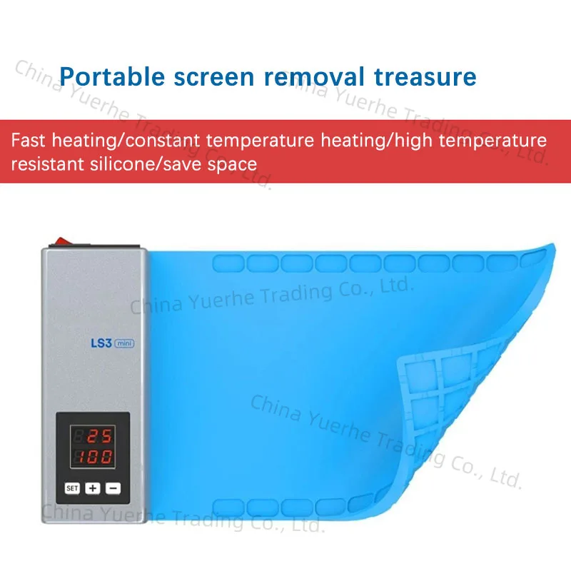 

Mini Mobile Phone Repair Heating Pad 10.5-Inch Mobile Phone Tablet Screen Disassembly Artifact Screen Separation Heating Table