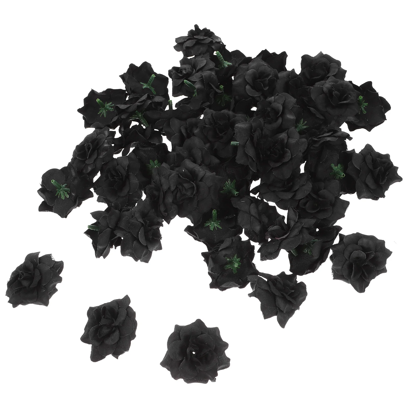 

50pcs Artificial Silk Roses 4 5cm x 3cm Lifelike Decorative Flowers for Wedding Rose Flower For Wedding Party Christmas