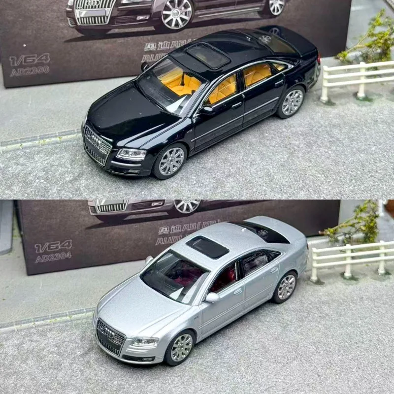 

MASDI 1:64 AUDI A8L D3 die-cast simulation alloy car model, boys' toy, adult collectible ornament.