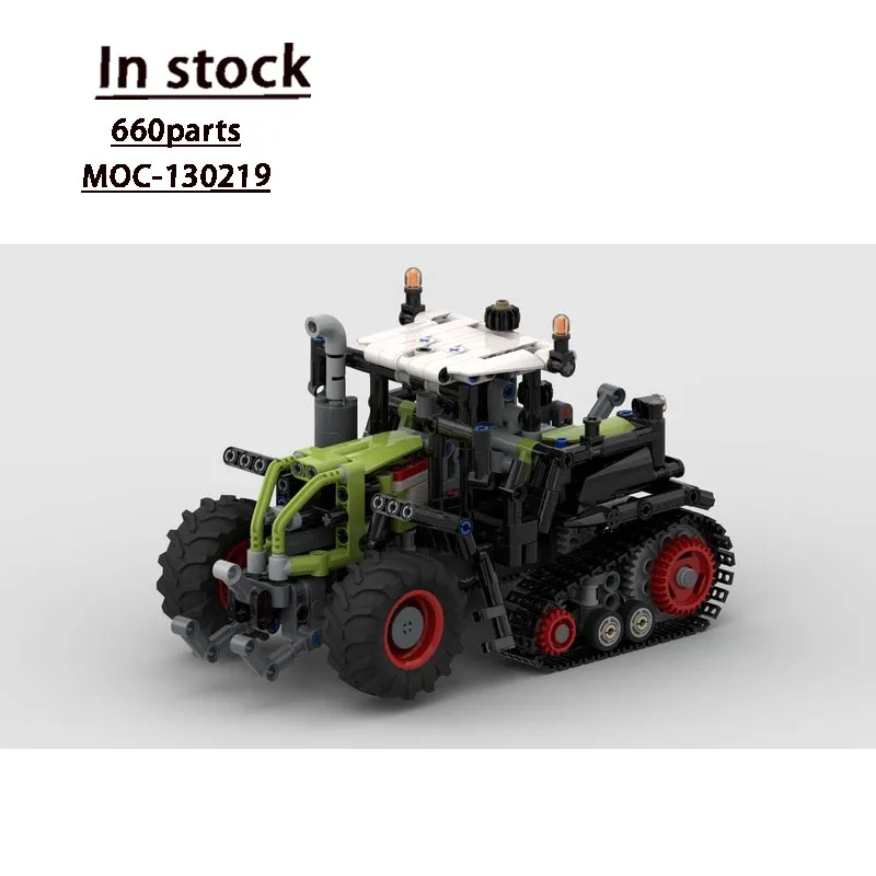 

MOC-130219 Urban Farm Small Agricultural Tractor Building Block Model, 660 Pieces, Birthday Toy Gift for Boys and Children