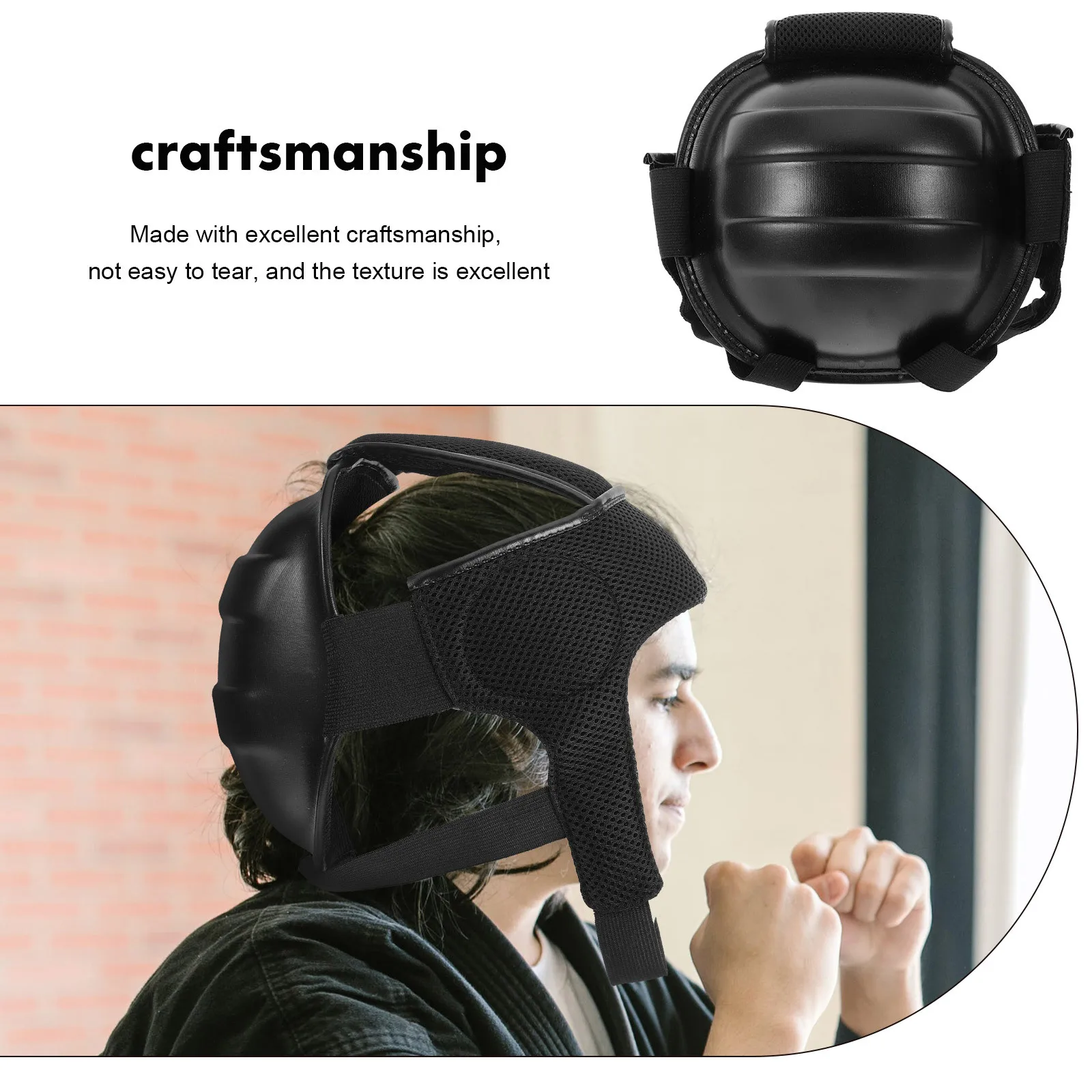 

Wrestling Headgear Comfortable Lightweight Breathable Sponge Padding Boxing Protection for Adult Youth Fighting