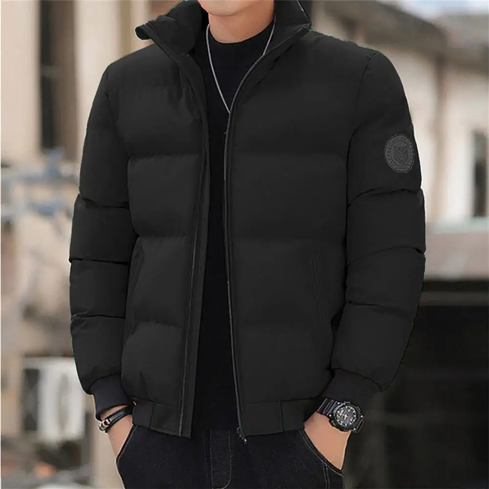 Winter Coat Men 2026 New Thick Warm Bomber Jackets Puffer Jackets Parkas Down Coats Waterproof Casual Fashion Mens Winter Jacket